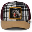 kepure-islenkta-ivairiaspalvis-snapback-brit-panther-check-mate-pissed-the-farm-goorin-bros