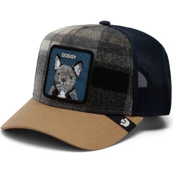Kepurė išlenkta įvairiaspalvis snapback Brit Frenchie Check, Mate Dodgy The Farm Goorin Bros.