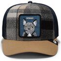 kepure-islenkta-ivairiaspalvis-snapback-brit-frenchie-check-mate-dodgy-the-farm-goorin-bros
