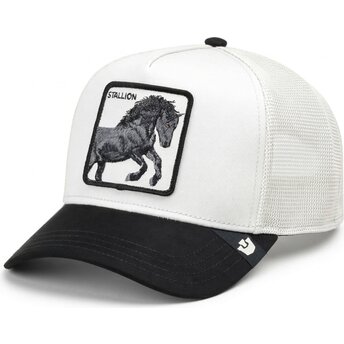 Kepurė išlenkta balta snapback Digital Stallion Split Decision The Farm Goorin Bros.