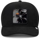 kepure-islenkta-juoda-snapback-black-out-spider-blackened-metallic-poison-the-farm-goorin-bros