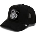 kepure-islenkta-juoda-snapback-black-out-lion-blackened-metallic-alpha-the-farm-goorin-bros