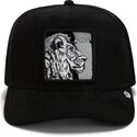 kepure-islenkta-juoda-snapback-black-out-lion-blackened-metallic-alpha-the-farm-goorin-bros