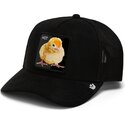 kepure-islenkta-juoda-snapback-black-out-chick-blackened-metallic-hot-the-farm-goorin-bros