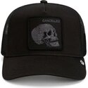 kepure-islenkta-juoda-snapback-tonal-skull-full-intent-cancelled-the-farm-goorin-bros