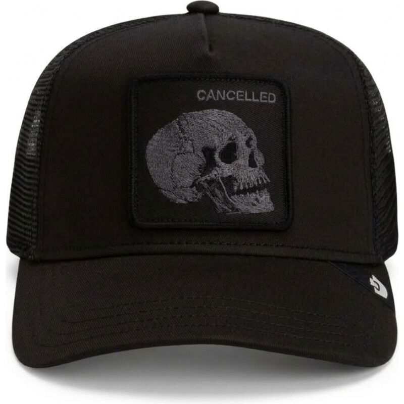 kepure-islenkta-juoda-snapback-tonal-skull-full-intent-cancelled-the-farm-goorin-bros