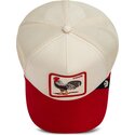 kepure-islenkta-raudona-snapback-the-suede-rooster-microsuede-cock-the-farm-goorin-bros