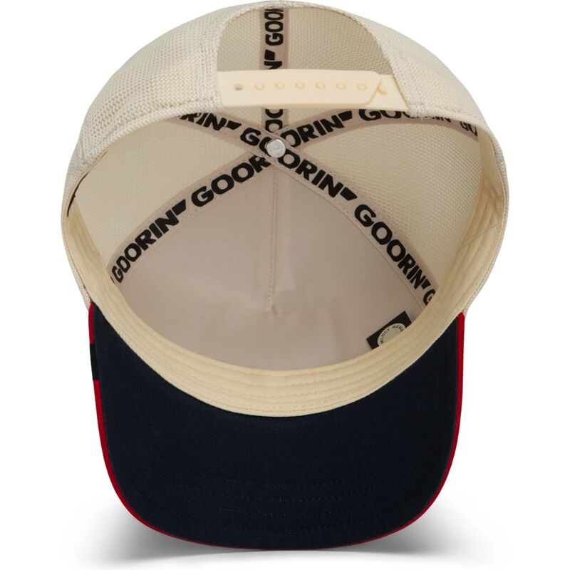 kepure-islenkta-raudona-snapback-the-suede-rooster-microsuede-cock-the-farm-goorin-bros
