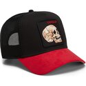 kepure-islenkta-juoda-snapback-cancelled-skull-microsuede-the-farm-goorin-bros