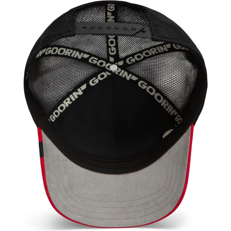 kepure-islenkta-juoda-snapback-cancelled-skull-microsuede-the-farm-goorin-bros