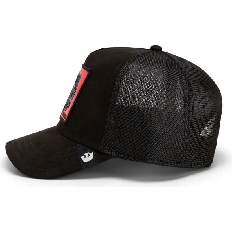 kepure-islenkta-juoda-snapback-nera-rossa-microsuede-the-farm-goorin-bros