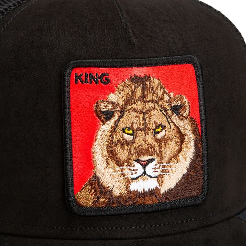 kepure-islenkta-juoda-snapback-re-leone-rosso-microsuede-king-the-farm-goorin-bros kepure-islenkta-juoda-snapback-re-leone-rosso-microsuede-king-the-farm-goorin-bros