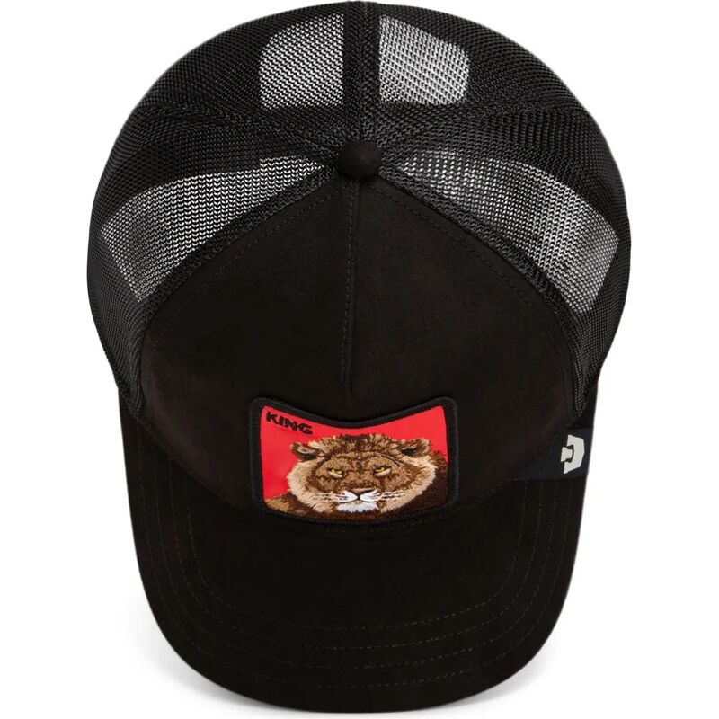 kepure-islenkta-juoda-snapback-re-leone-rosso-microsuede-king-the-farm-goorin-bros kepure-islenkta-juoda-snapback-re-leone-rosso-microsuede-king-the-farm-goorin-bros
