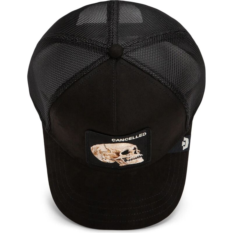 kepure-islenkta-juoda-snapback-suede-cancelled-skull-microsuede-the-farm-goorin-bros kepure-islenkta-juoda-snapback-suede-cancelled-skull-microsuede-the-farm-goorin-bros