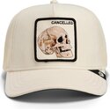 kepure-islenkta-smelio-snapback-suede-cancelled-skull-microsuede-the-farm-goorin-bros