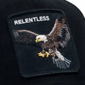 kepure-islenkta-juoda-snapback-suede-relentless-eagle-microsuede-the-farm-goorin-bros