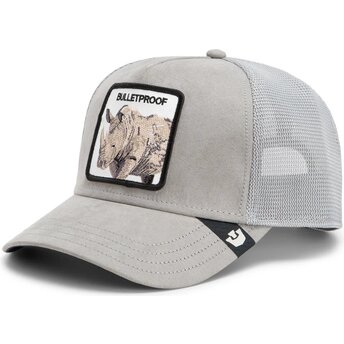 Kepurė išlenkta pilka snapback Suede Rhino Microsuede Bulletproof The Farm Goorin Bros.