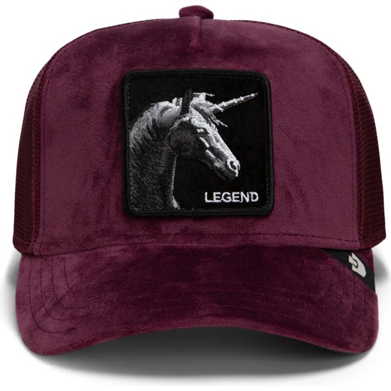kepure-islenkta-raudona-snapback-velour-legend-the-farm-goorin-bros