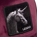 kepure-islenkta-raudona-snapback-velour-legend-the-farm-goorin-bros