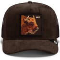 kepure-islenkta-ruda-snapback-corduroy-grit-ridgeline-the-farm-goorin-bros