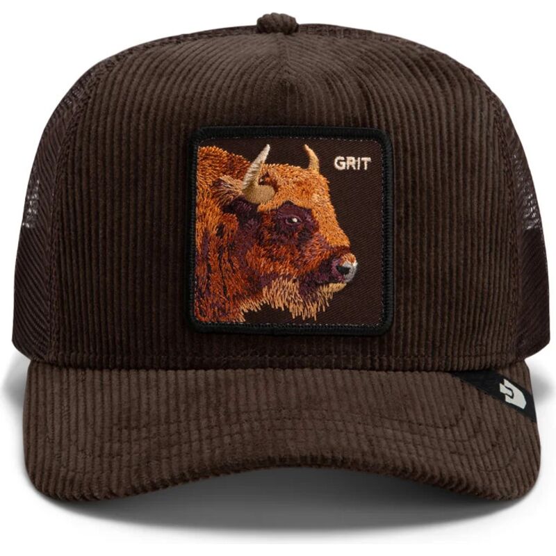 kepure-islenkta-ruda-snapback-corduroy-grit-ridgeline-the-farm-goorin-bros