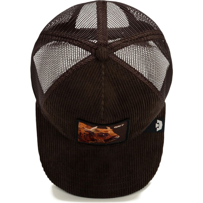 kepure-islenkta-ruda-snapback-corduroy-grit-ridgeline-the-farm-goorin-bros
