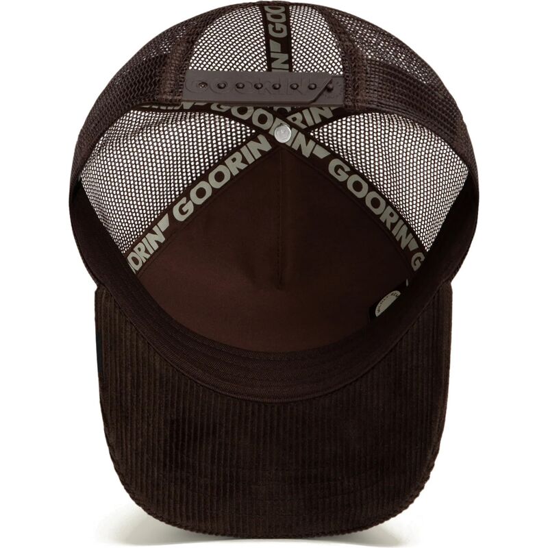 kepure-islenkta-ruda-snapback-corduroy-grit-ridgeline-the-farm-goorin-bros