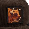 kepure-islenkta-ruda-snapback-corduroy-grit-ridgeline-the-farm-goorin-bros