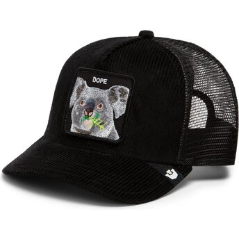 Kepurė išlenkta juoda snapback Corduroy Dope Ridgeline The Farm Goorin Bros.
