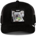 kepure-islenkta-juoda-snapback-corduroy-dope-ridgeline-the-farm-goorin-bros
