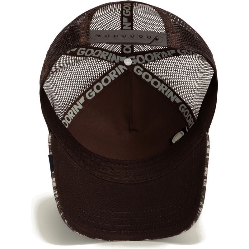 kepure-islenkta-ruda-snapback-engraved-dog-camo-glitch-the-farm-goorin-bros