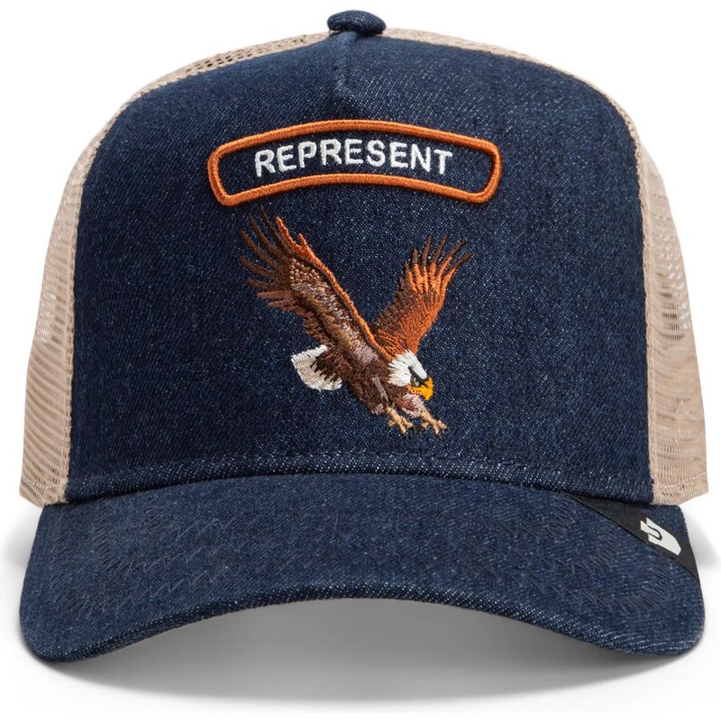 kepure-islenkta-tamsiai-melyna-snapback-represent-rocker-denim-after-dark-the-farm-goorin-bros kepure-islenkta-tamsiai-melyna-snapback-represent-rocker-denim-after-dark-the-farm-goorin-bros