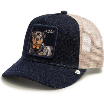 Kepurė išlenkta tamsiai mėlyna snapback Guard Denim After Dark The Farm Goorin Bros.