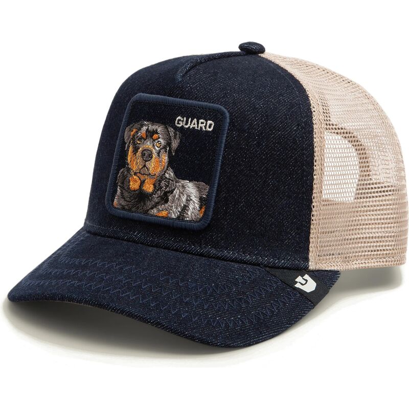 kepure-islenkta-tamsiai-melyna-snapback-guard-denim-after-dark-the-farm-goorin-bros