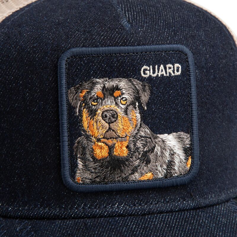 kepure-islenkta-tamsiai-melyna-snapback-guard-denim-after-dark-the-farm-goorin-bros