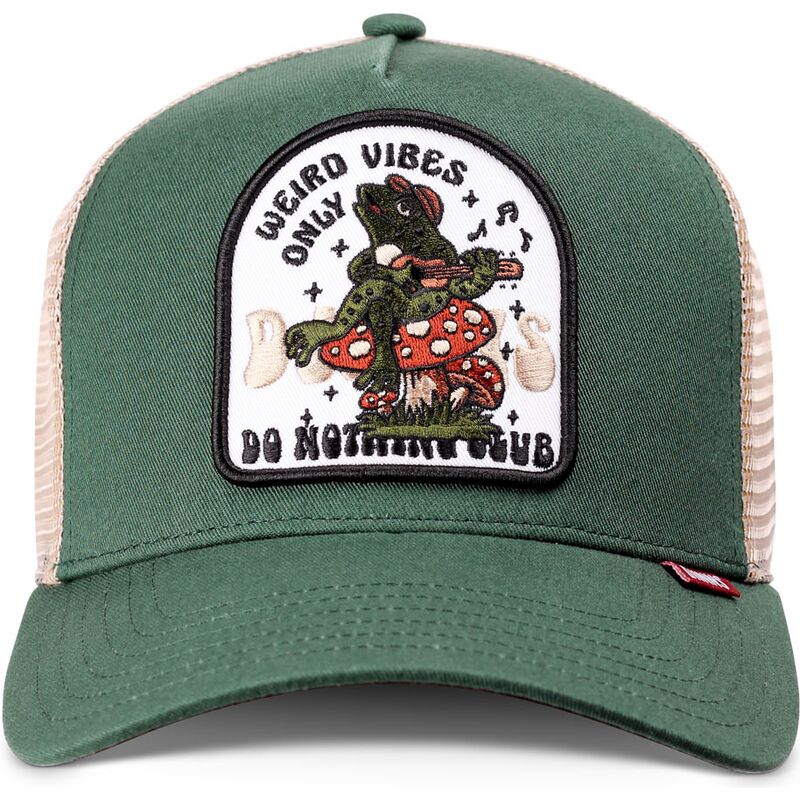 kepure-islenkta-zalia-snapback-hft-do-nothing-club-weird-vibes-frog-djinns
