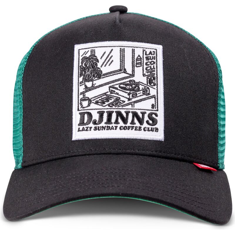kepure-islenkta-juoda-snapback-hft-lscc-lazy-sunday-coffee-club-record-djinns