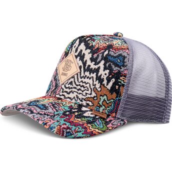 Kepurė išlenkta įvairiaspalvis snapback HFT Color Explo Djinns