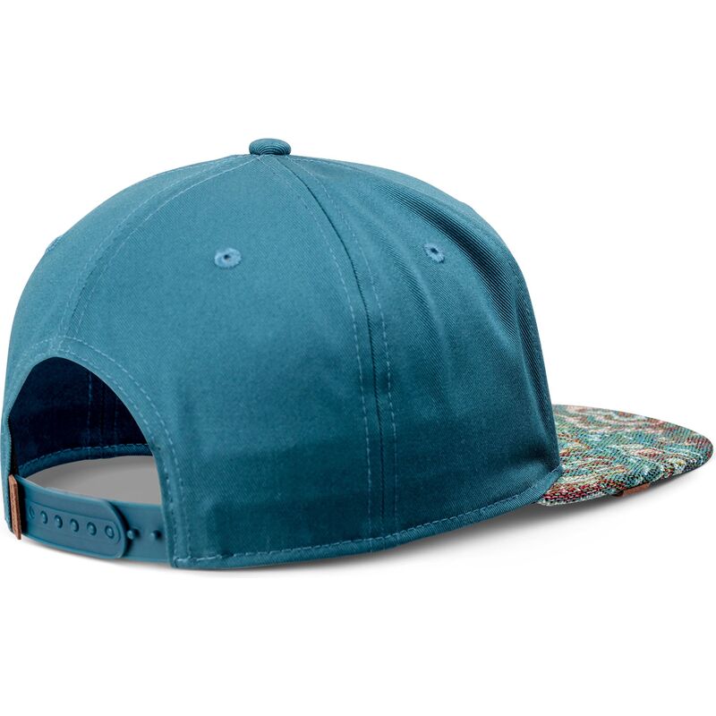 kepure-plokscia-melyna-snapback-multicolor-color-explo-djinns
