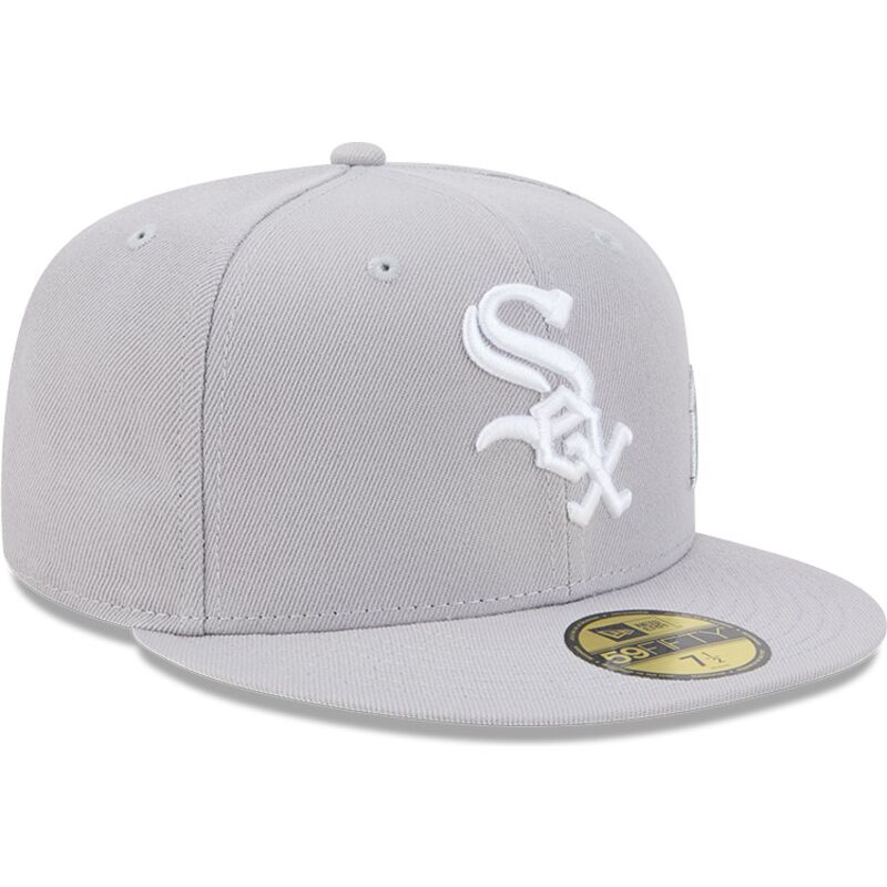 kepure-plokscia-pilka-priglundanti-59fifty-side-script-chicago-white-sox-mlb-new-era