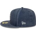 kepure-plokscia-tamsiai-melyna-priglundanti-59fifty-washed-new-york-yankees-mlb-new-era