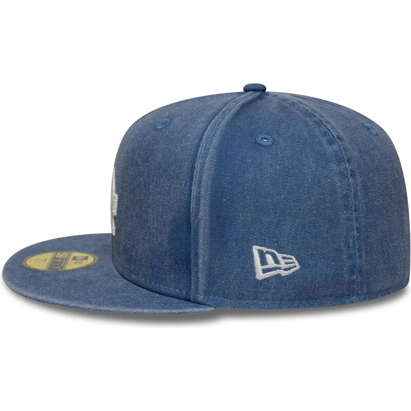 kepure-plokscia-melyna-priglundanti-59fifty-washed-los-angeles-dodgers-mlb-new-era