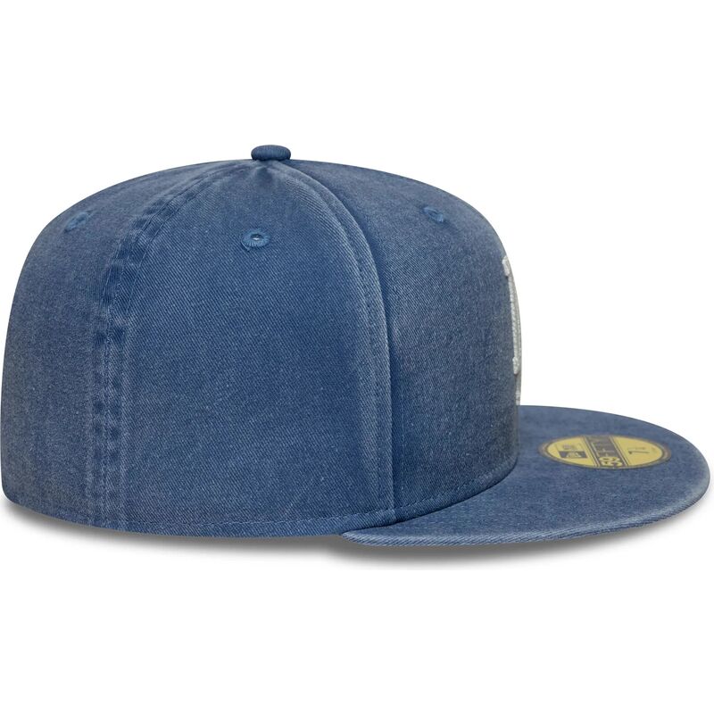 kepure-plokscia-melyna-priglundanti-59fifty-washed-los-angeles-dodgers-mlb-new-era