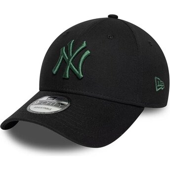 Kepurė išlenkta juoda reguliuojamas 9FORTY League Essential New York Yankees MLB New Era
