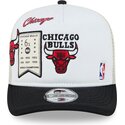 kepure-islenkta-balta-snapback-hardwood-classics-9fifty-a-frame-precurved-chicago-bulls-nba-new-era