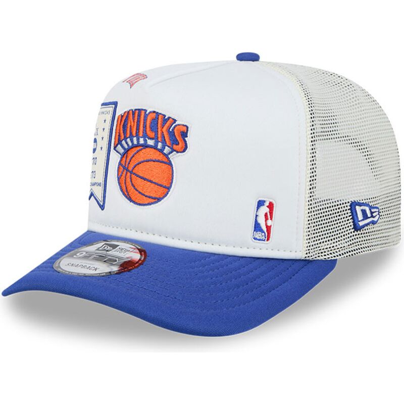 kepure-islenkta-balta-snapback-hardwood-classics-9fifty-a-frame-precurved-new-york-knicks-nba-new-era