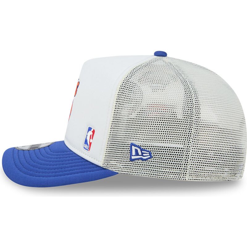 kepure-islenkta-balta-snapback-hardwood-classics-9fifty-a-frame-precurved-new-york-knicks-nba-new-era