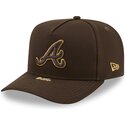 kepure-islenkta-ruda-snapback-9fifty-a-frame-precurved-visor-pin-atlanta-braves-mlb-new-era