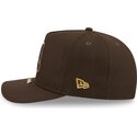 kepure-islenkta-ruda-snapback-9fifty-a-frame-precurved-visor-pin-atlanta-braves-mlb-new-era