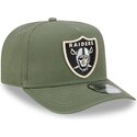 kepure-islenkta-zalia-snapback-9fifty-a-frame-precurved-side-pin-las-vegas-raiders-nfl-new-era